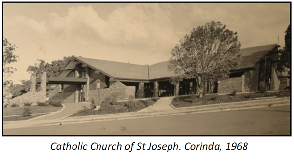 Catholic Church of St Joseph Corinda 1968